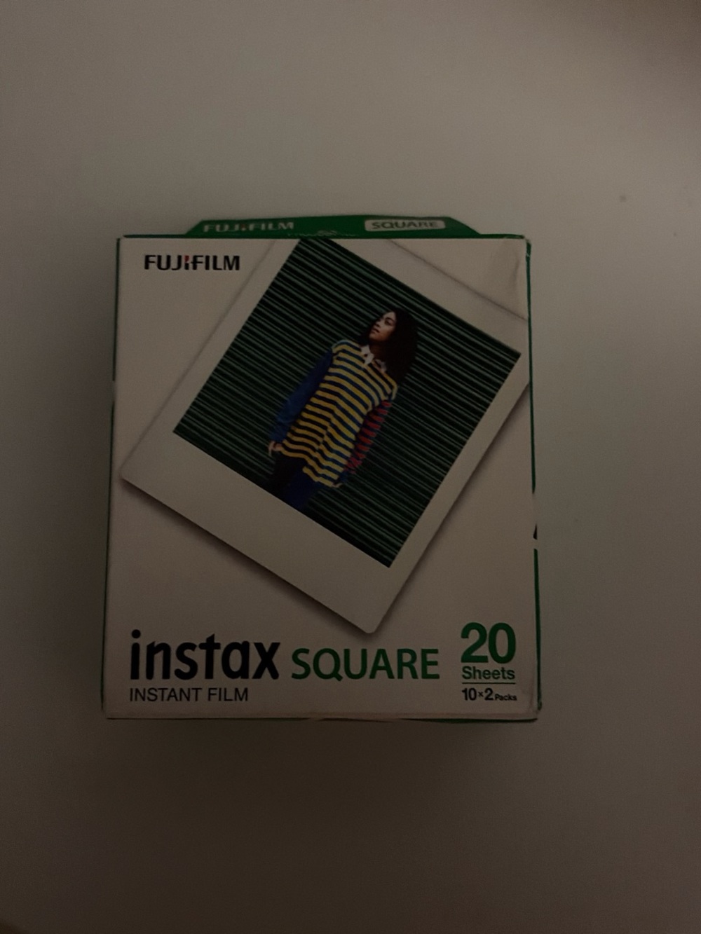 Fujifilm Instax Square Film Pack - Green Border
